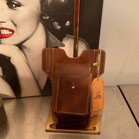 SOUOHU BELT HOSTER FOR TOOLS OR SMALL CELL PHONE 6 5/8 long 4 in wide - Picture 3 of 6